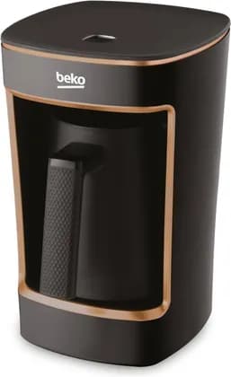 Beko Turkish Coffee Machine, 580 Watts, 5 Cup Capacity, One Touch Control, Foamy Turkish Coffee, Audio Warning System, CookSense2 Technology, TKM2341BC Black and Copper