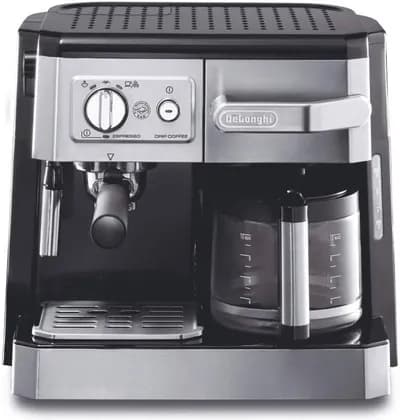 De'Longhi Combi Espresso and Filter Coffee Machine, BCO420, Silver - International Version