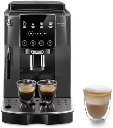 De'Longhi Magnifica Start Automatic Espresso Machine, 1450 Watts, 1.8 Liters Water Capacity, Soft Touch Control Panel, Traditional Milk Frother, One Touch Recipes, Black | ECAM220.22.GB