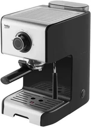 Beko Barista Espresso Maker Coffee Machine, 15 Bar, 1200mL, Steam Nozzel Removable Water Tank Capacity, Removable Drip Tray, Cup Size Adjustment, Milk Frother, Stainless Steel, Black | CEP5152B