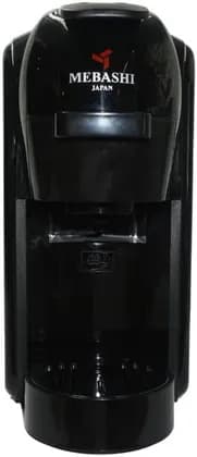 Mebashi Multi Capsule Coffee Machine, 19 Bar Pump, 1450 Watts, Transparent Removable Water Tank, Manual Input And Eject, Espresso, Dolce Gusto, And Coffee Powder, Plastic, Black | ME-CEM301
