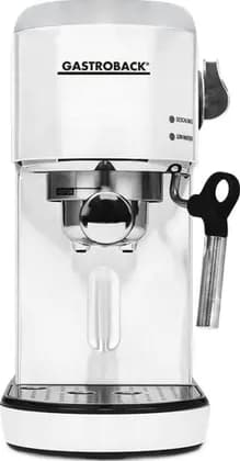 Gastroback Design Espresso Piccolo Coffee Machine, 1400W, 2 Cups Capacity, White | 42717