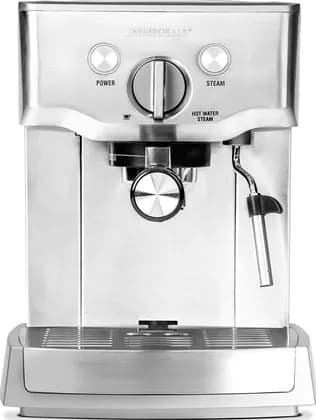 Gastroback Design Espresso Pro Coffee Machine,1000 Watt - Silver | 42709