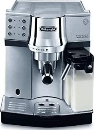 De'Longhi Pump Espresso And Cappuccino Coffee Machine - Silver | EC 850.M