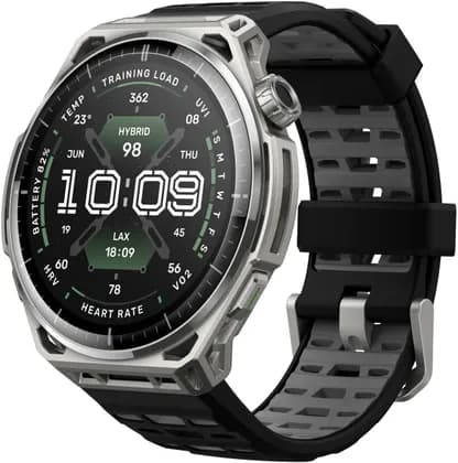 Amazfit Balance 3 Smartwatch, Premium Fitness & Health Tracker with AMOLED Display, GPS Navigation, Heart Rate Monitoring, Smart Features & Long Battery Life, Stainless Steel | Balance 3