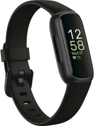 Fitbit Inspire 3 Health & Fitness Tracker with Stress Management, Workout Intensity, Sleep Tracking, 24/7 Heart Rate and More, Up to 10 Days Battery Life, One Size, Black / Midnight Zen | FB424BKBK