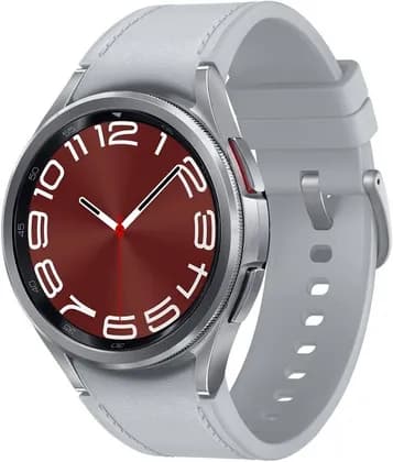SAMSUNG Galaxy Watch 6 Classic Stainles Steel 43mm Smartwatch, 1.3" AMOLED Saphire Crystal Display, Bluetooth, Health Monitor, Fitness Tracker, Fast Charging, 5ATM+IP68, Silver | SM-R950NZSAMEA