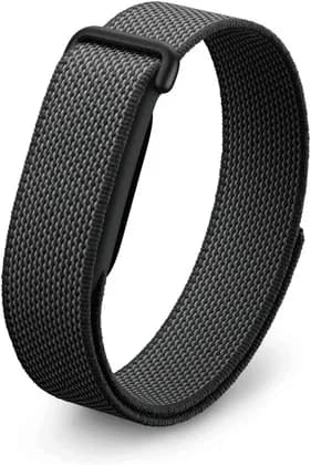 Google Fitbit Air Smart Screenless Fitness Tracker, Heart Rate, SpO2, Sleep Tracking, 7-Day Battery Life, Lightweight Wearable Health Band with AI Health Coaching, Obsidian | AIR