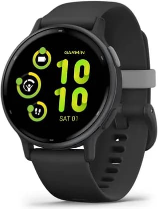 Garmin Vivoactive 5 Smartwatch, GPS Fitness Tracker, AMOLED Display, Heart Rate Monitor, Sleep Tracking, Body Battery, Sports Modes & Water-Resistant Design, Black | 010-02862-10