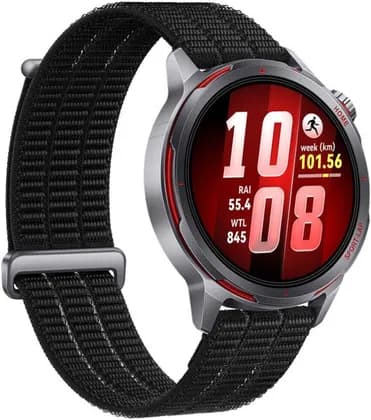 Huawei Watch GT Runner 2 Smart Watch, 1.32 Inch AMOLED Display, Dual Band GPS, Bluetooth Calling, ECG Sensor, Marathon Training Mode, NFC Supported, 5ATM Water Resistant, Midnight Balck | GTRunner2
