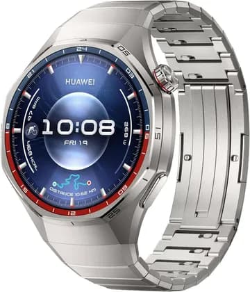 HUAWEI WATCH GT 6 Pro Smartwatch, 1.47" AMOLED Display, 46mm, GPS, 100+ Sports Mode, Cycling, iOS & Android Compatible, ECG Analysis, Health Monitoring, 21 Days Battery Life, Titanium | 55020FUB-B