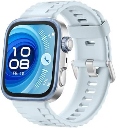 HUAWEI WATCH FIT 4 Pro Smartwatch, 1.82" AMOLED PPI 347 Display, Accelerometer & Gyroscope Sensor, 130-210mm Wrist Size, Up To 10 Days Battery Life, Blue Fluoroelastomer Strap | FIT4PRO