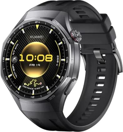 HUAWEI WATCH GT 6 Pro Smartwatch, 1.47" AMOLED Display, 46mm, GPS, 100+ Sports Mode, Cycling, iOS & Android Compatible, ECG Analysis, Health Monitoring, Up to 21 Days Battery Life, Black | 55020FUC-B