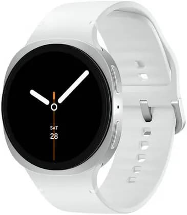 SAMSUNG Galaxy Watch8, 1.5" Super AMOLED Display, Accelerometer, Barometer, Gyro Sensor, Galileo, GPS, Bluetooth 5.3, UAE Version, 5 ATM, 44mm, Sport Band, Silver | SM-L330NZSAMEA