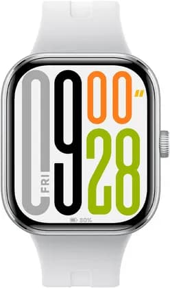 Xiaomi Redmi Watch 5, 2.07" Square AMOLED Display, Aluminum Alloy Frame, Heart Rate Sensor, Accelerometer, Electronic Compass, Bluetooth 5.3, 2 Microphones, GPS, 5ATM, Built-in GNSS, Silver | RW5