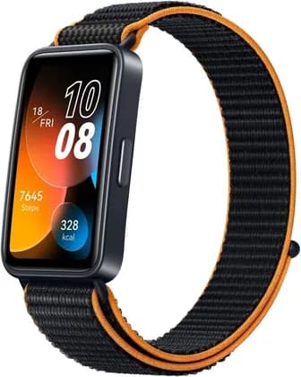 HUAWEI Band 8 Smart Watch, Ultra-thin Design, Scientific Sleeping Tracking, 2-week battery life, Compatible with Android & iOS, 24/7 Health Management, Vibrant orange