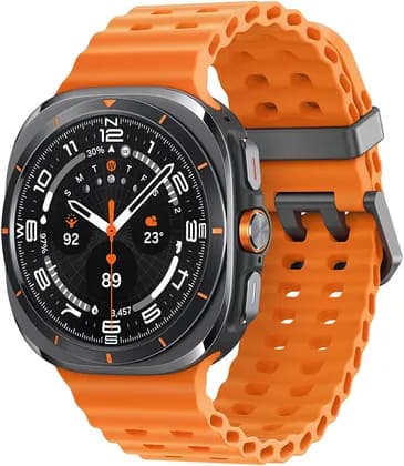SAMSUNG 2025 Galaxy Watch Ultra Smartwatch, 1.5" Super AMOLED Display, Accelerometer, Barometer, Gyro Sensor, 10 ATM Water Pressure, GPS, Bluetooth v5.3, LTE, 47mm, Titanium Gray | SM-L705FZA1XSG