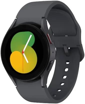 Samsung Galaxy Watch 5 40mm Bluetooth, Sapphire Crystal Display, Body, Health, Fitness & Sleep Tracker, GPS Tracking, Up to 45 Charged in 30min, Graphite Gray | SM-R900NZAAXAA