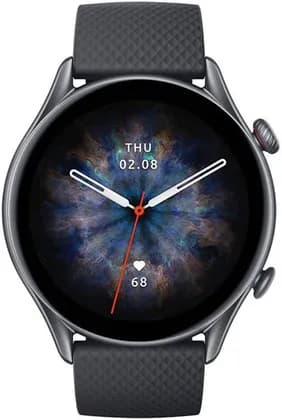 Amazfit GTR 3 Pro Smart Watch, 1.45" AMOLED Display, Alexa Built-in, Bluetooth Phone Calls, Zepp OS & App-Support, 150+ Sports Modes, 5 ATM Water Resistance, Infinite Black | GTR3PRO-BLACK