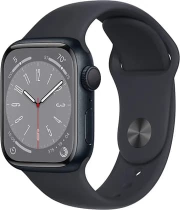 Apple Watch Series 8, GPS 45mm Midnight Aluminum Case with Midnight Sport Band, Regular | Apple watch 8 45 Midnight