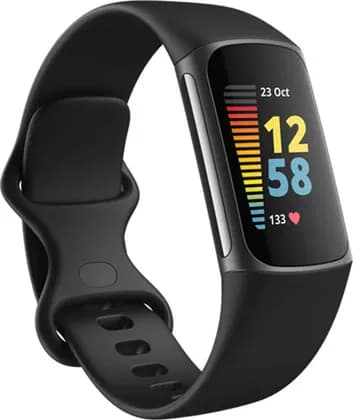 Fitbit Charge 5 Advanced Fitness/Health Tracker with Built-in GPS, Stress Management Tools, Sleep Tracking, 24/7 Heart Rate & More, 1 Size S & L Bands Included, Black | FB421BKBK