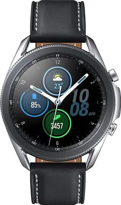 Samsung Galaxy Watch 3 45mm, GPS, Bluetooth Smart Watch with Advanced Health monitoring, Fitness Tracking , and Long lasting Battery (US Version) - Mystic Silver | R)SILVER
