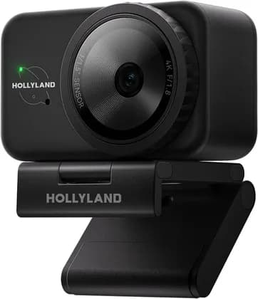 Hollyland Lyra UHD 4K Webcam, 4K Ultra HD Streaming Webcam for Video Calls, Live Streaming, Podcasting & Content Creation, Professional USB Camera with High-Quality Autofocus, Black | LYRA-WEBCAM