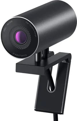 Dell WB7022 UltraSharp Webcam, 4K UHD Resolution, Advanced Digital Overlap, Large Sony STARVISTM CMOS Sensor, HD Digital Zoom up to 5X, Video Noise Reduction, Black | WB7022