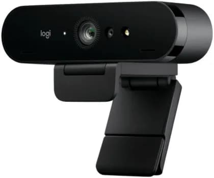Logitech Brio 4K Ultra HD Webcam with HDR, 5 Digital Zoom, Adjustable Field of View, Dual Noise Canceling Mics, Windows Hello & Privacy Shutter | 960-001196 / 960-001724