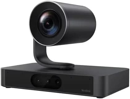 Yealink SmartVision 80 8K AI Meeting Camera, Dual-Lens 360° Conference Camera with Speaker Tracking, Auto Framing, Voice Tracking, ePTZ & Premium Video Collaboration Features, Black | SmartVision-80