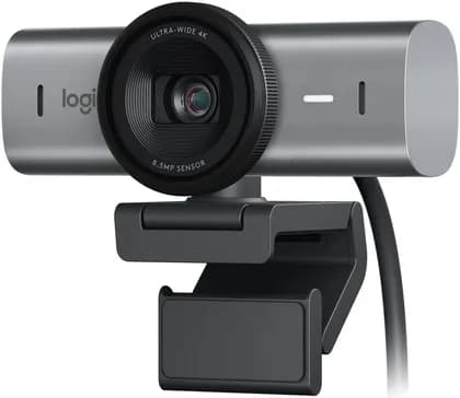 Logitech MX Brio 4K Ultra HD Collaboration & Streaming Webcam, Advanced Autofocus Type, 8.5MP Sony STARVIS Image Sensor, Glass Lens, Dual Beamforming Mic, 4x Digital Zoom, Graphite | 960-001559/001545