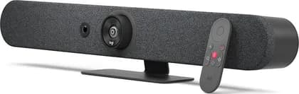 Logitech Rally Bar Mini All-in-One Webcam, Video Bar for Medium Rooms, Up to 4k Display Resolution, PTZ Camera, AI Viewfinder, Zoom/Tilt/Pan, Graphite | 960-001340 / 960-001339