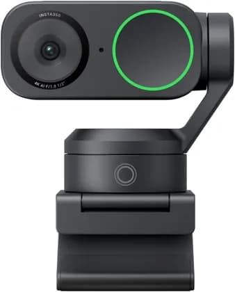 Insta360 Link 2 PTZ Dual Axis Gimbal AI-Powered 4K Webcam with 1/2" Sensor, Pro Audio, Gesture Control, HDR, AI Tracking, Desk View and Streamer Mode, Built-in Privacy Protection | Link 2