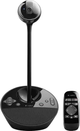 Logitech BCC950 Conference Cam, 1080p HD Up to 30fps Camera, UVC H.264, Auto-focus, Camera Height Extender, Omni-directional Mic, Built-in Full Duplex Speakerphone, Black | 960-000867 / 960-001005