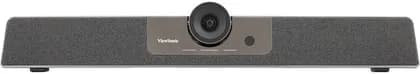 ViewSonic UMB202 TeamJoin 4K Video Bar System, 6-Element, 8m Pickup Range Microphone Array, Digital Noise Cancellation, 1 Mid-Bass + 1 Treble Module Speaker | UMB202