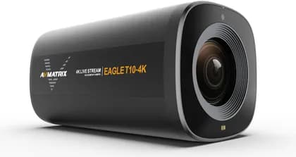 AVMATRIX EAGLE T10-4K, 10X Zoom TOF Autofocus, High quality 1/2.8" 8M CMOS Sensor, Capture Support YUY2 & MJPG, Audio Input & RS485 Serial Control, Live Stream Camera | EAGLE T10-4K