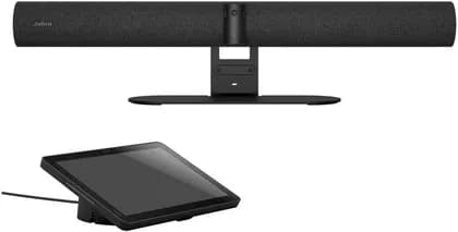 Jabra PanaCast 55 VBS Video Bar with Jabra Control IP, 4K, 180° FOV, AI, 6x Digital Zoom, 8-Mic Beamforming, 4 Speakers, Teams & Zoom Rooms, Black | 8900-231