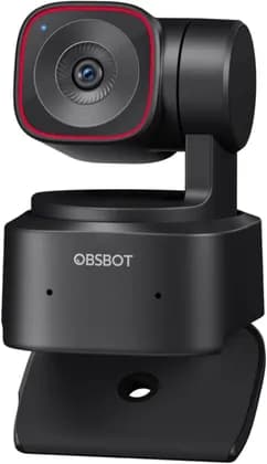OBSBOT Tiny 2 Lite AI-Powered PTZ 4K Webcam, 1/2'' CMOS Image Sensor, f/1.8 Aperture, Up to 4x Digital Zoom, 2-Axis Gimbal, HDR Support, 26mm Equivalent Focal Length | Tiny-2-Lite