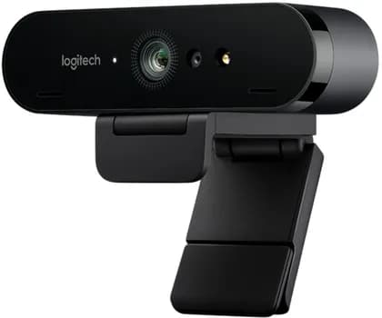 Logitech Brio 4k Stream Edition Webcam, Ultra HD 4K/30fps, 1080p/60fps Streaming, USB 3.0 Cable and USB 2.0, Autofocus, Built-In Stereo Microphone, 65°/78°/90°, Webcam - Black I 960-001194