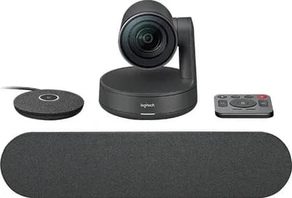 Logitech Rally Video Conferencing Kit, With 1x Rally Speakers, 1x Microphone, Up to 3840 x 2160 Resolution, SuperSpeed USB 3.0 Interface Type, Black | 960-001237