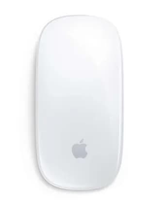 Apple Wireless Magic Mouse Wireless, Bluetooth, Multi-Touch Surface For Gestures, Silver - White | MK2E3ZM/A / MK2E3AM/A
