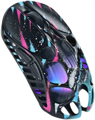 GravaStar Mercury X Pro Special Edition Wireless Gaming Mouse, 8K Dongle, 32000 DPI, 3950 Sensor, 8000Hz Polling Rate, RGB Lighting, 5 Programmable Buttons, Neon Graffiti | X Pro