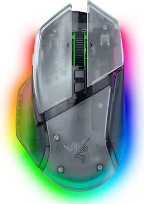 Razer Basilisk V3 Pro 35K Wireless Gaming Mouse, Right-Handed, Focus Pro 35K Optical Sensor Gen-2, 35000 Max DPI, Optical Mouse Switches Gen-3, HyperScroll Wheel, Phantom White | RZ01-05240400-R3G1