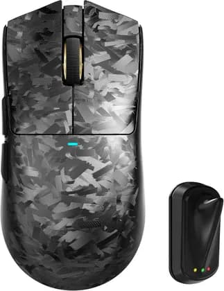 ATTACK SHARK X11 Ultra Carbon Fiber Wireless Gaming Mouse, 8K Polling Rate, 42000 DPI PAW3950MAX Sensor, Ultra-Light 63g Esports Mouse, Tri-Mode Connectivity, Black | X11 Ultra