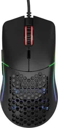 Glorious Model O Wired Gaming Mouse, 1000Hz Polling Rate, 6 Buttons with Macro Support, Click/Scroll Speed, RGB, Pixart 3360 Sensor, Omron Switches, Ambidextrous, Matte Black | GO-BLACK