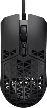 ASUS TUF Gaming M4 Air Lightweight Gaming Mouse, 16,000 dpi Sensor, 6 Programmable Buttons, 47g Ultralight Air Shell, IPX6, TUF Gaming Paracord & Low Friction PTFE Feet, Black | 90MP02K0-BMUA00