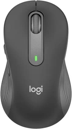 Logitech Signature M650 L Wireless Mouse,Wireless + BT Connection, 2000 DPI Sensor, 5x Buttons, Smart-Wheel Scrolling, SilentTouch, Programmable Side Buttons, Black | 910-006236 / 910-006231