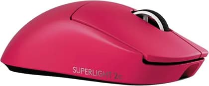 Logitech G Pro X Superlight 2c Wireless Gaming Mouse, 5 Buttons, 44000 DPI Resolution, HERO 2 Sensor, 888 IPS Speed, 88G Acceleration, 8000Hz Polling Rate, Up to 95H of Battery, Magenta | 910-007546