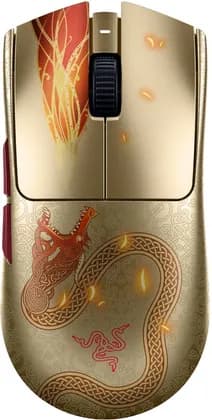 Razer Viper V3 Pro Counter Strike 2 Edition Computer Mouse, 54g Lightweight Design, 35K Gen 2 DPI Optical Sensor, Up To 95H Battery Life, Optical Mouse Switches Gen 3, Gold | RZ01-05120800-R3M1