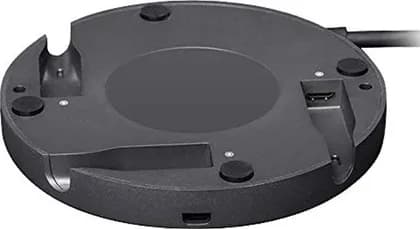 Logitech Rally Mic Pod Hub, Customize Microphone Placement, 3x 12-Pin Connections, Under-Table Mounting Hardware, Captive 2.95mm 12-Pin Cable, Black | 939-001647